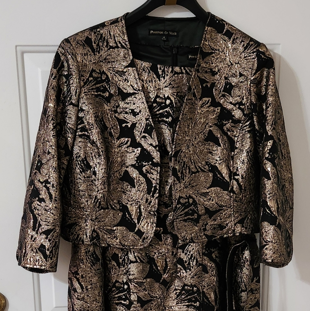 Preston & York Black and Gold Women's Jacket